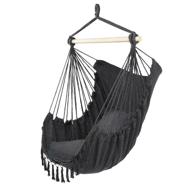 Hammock Chair Patio Porch Yard Tree Hanging Air Swing Seat Rope Chair Outdoor Hammock Chair Patio Porch Yard Tree Hanging Air Swing Seat Rope Chair Outdoor